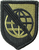 United States Information Systems Command OCP Scorpion Shoulder Sleeve Patch With Velcro